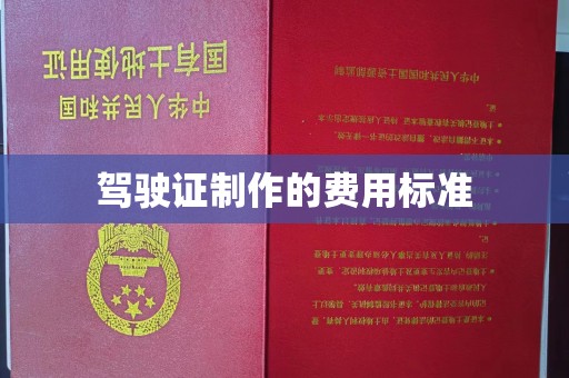 岳池驾驶证制作的费用标准