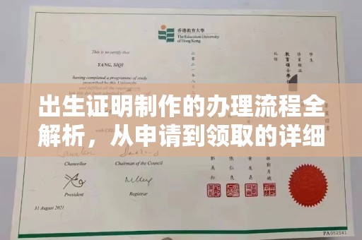 岳池出生证明制作的办理流程全解析，从申请到领取的详细指南