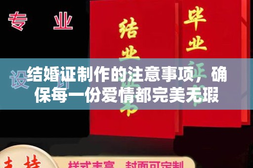 岳池结婚证制作的注意事项，确保每一份爱情都完美无瑕